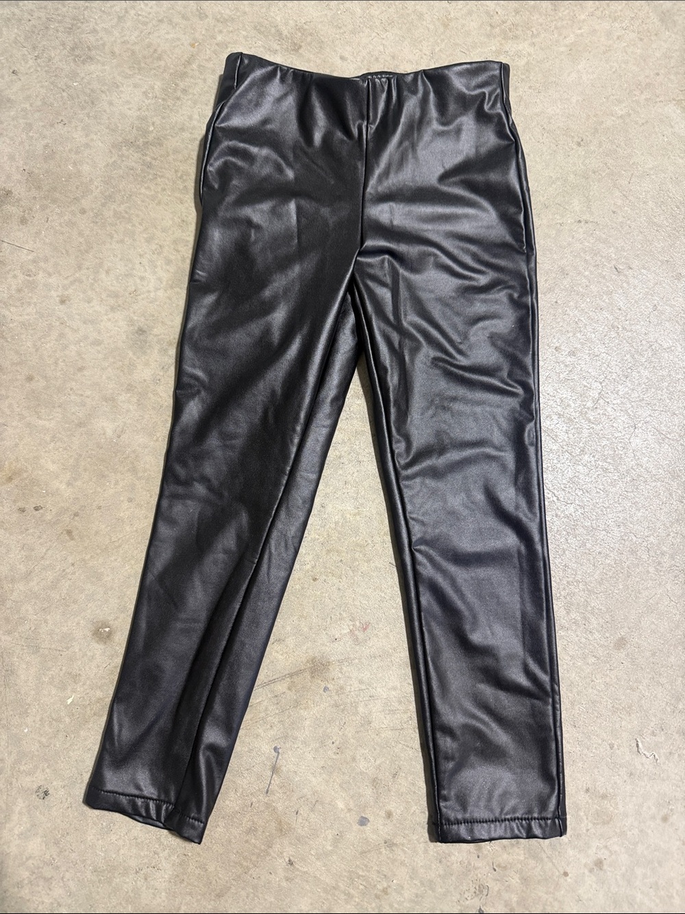 Joe's Jeans Black Faux Leather Kids Leggings